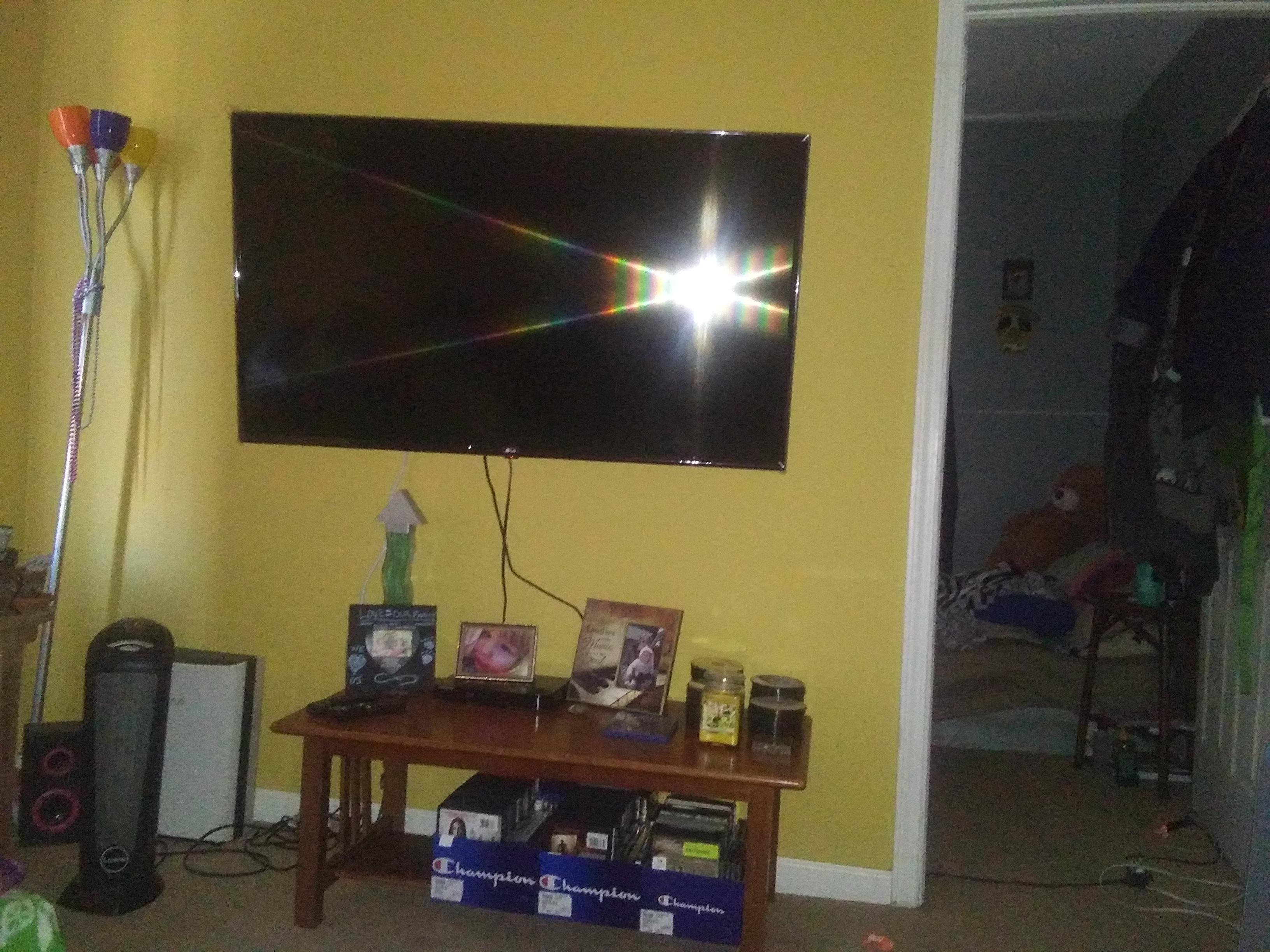 Finally mounted in living room..., click to load a larger version