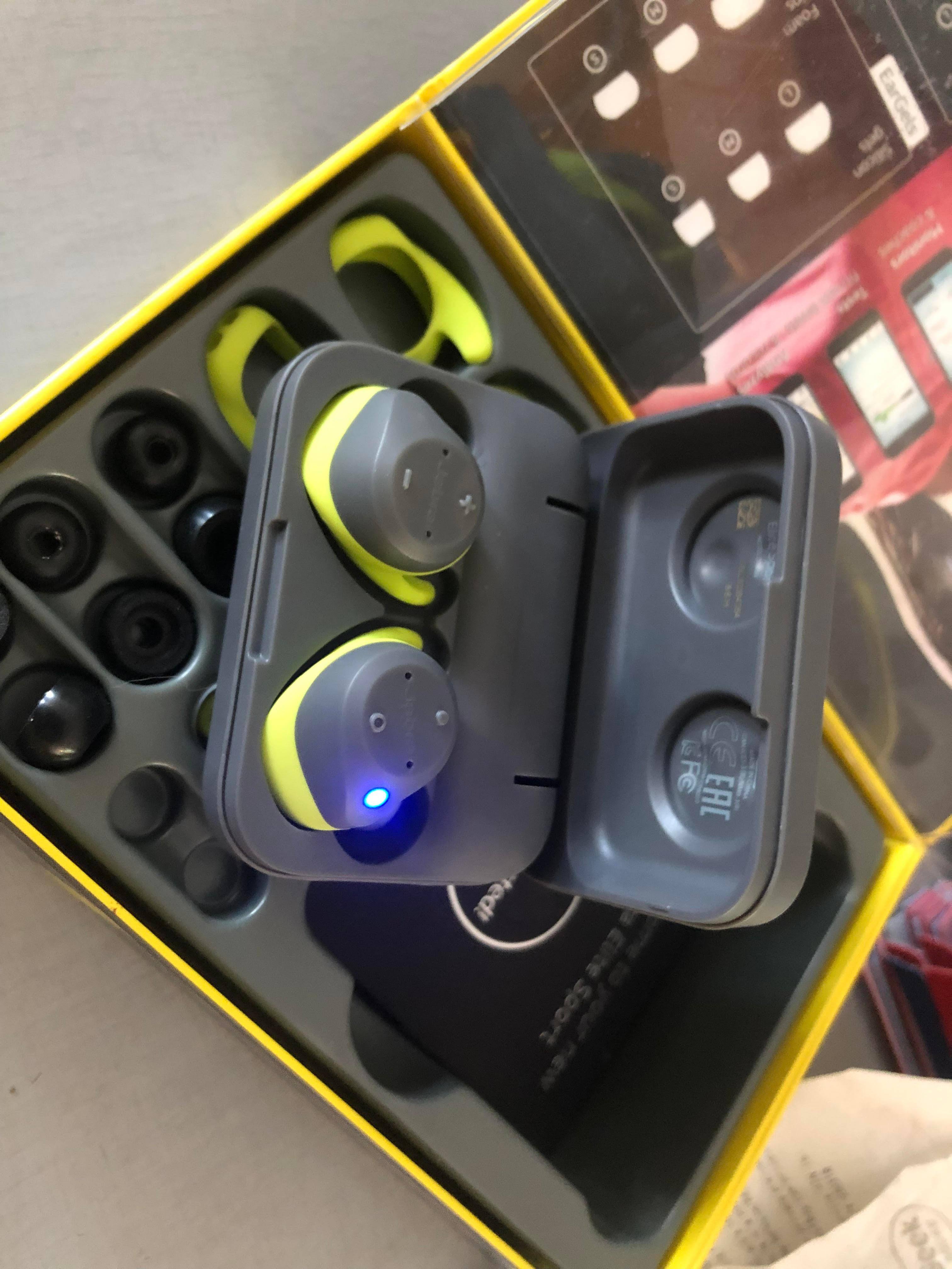 Jabra Elite Sport True Wireless In Ear Headphones Black 100