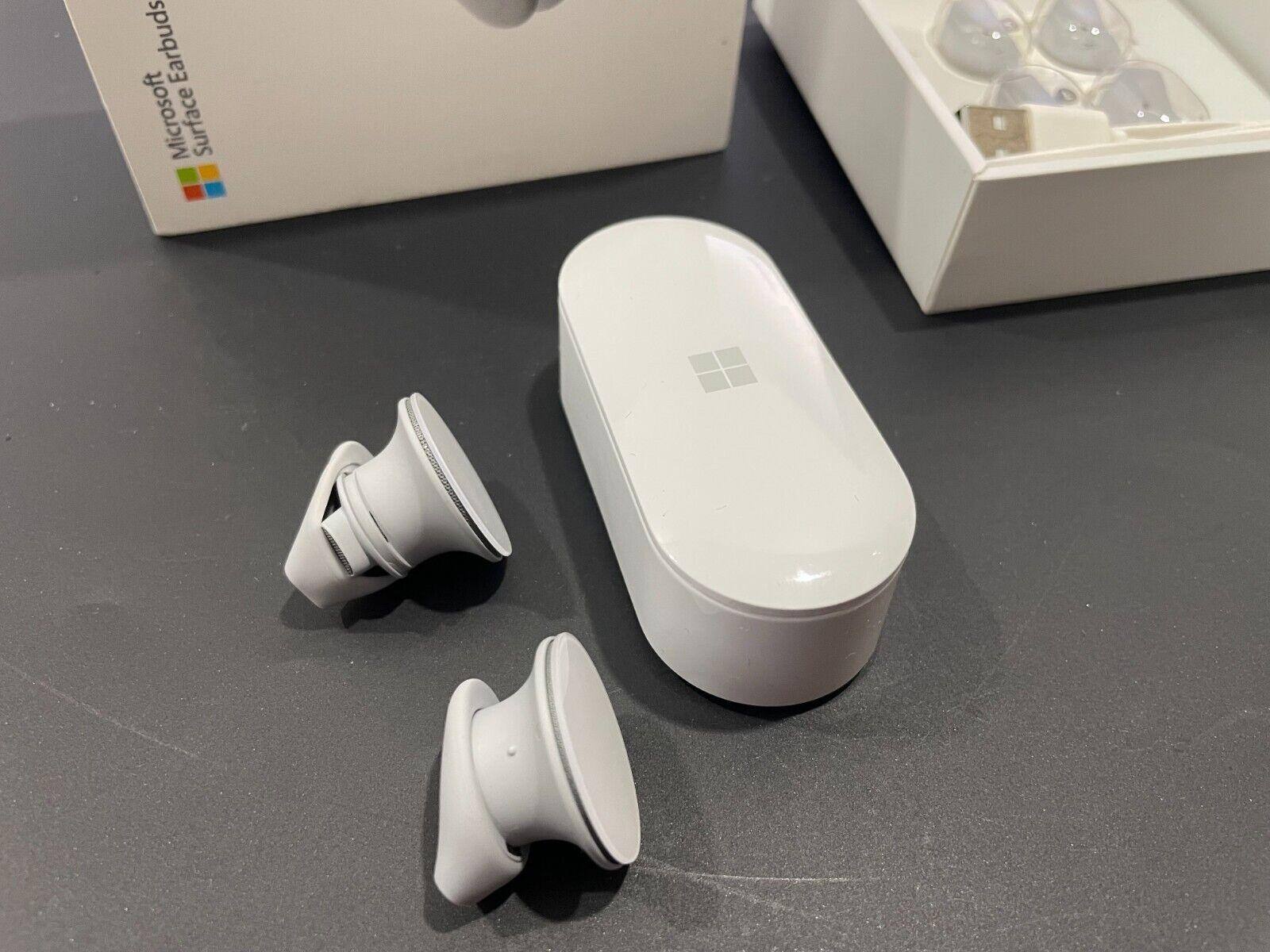Microsoft Surface True Wireless In Ear Earbuds Glacier HVM-00001