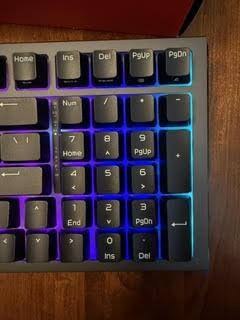 96% But almost A Full Size Board with Numerals and Function Keys, click to load a larger version