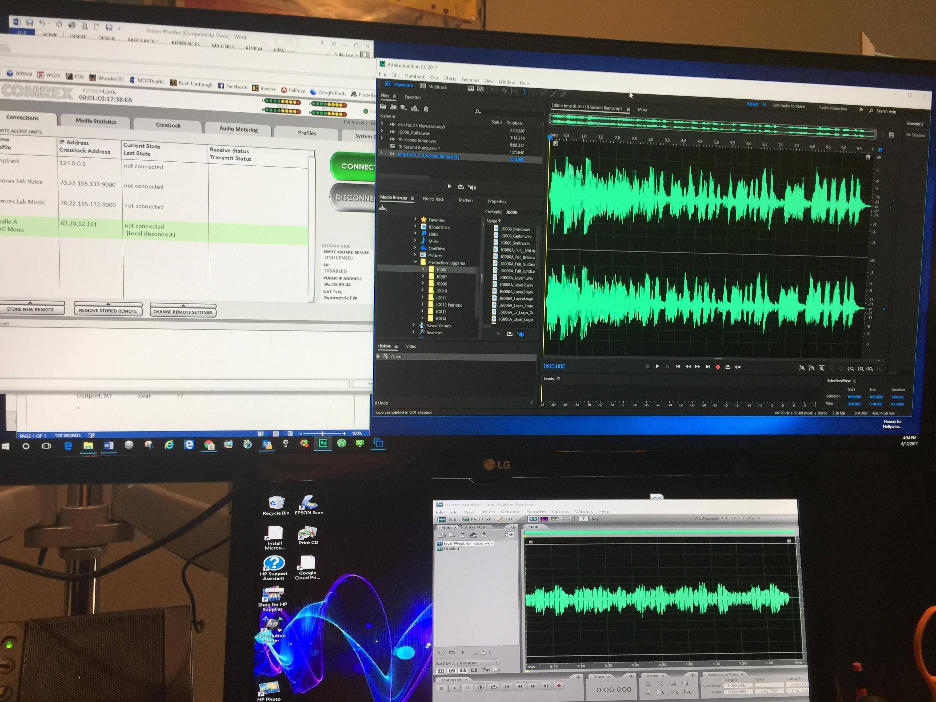 LG Ultra Wide (top), click to load a larger version