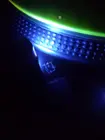 Strobe light on spinning Platter for 33 1/3 rpm vinyl setting, click to load a larger version