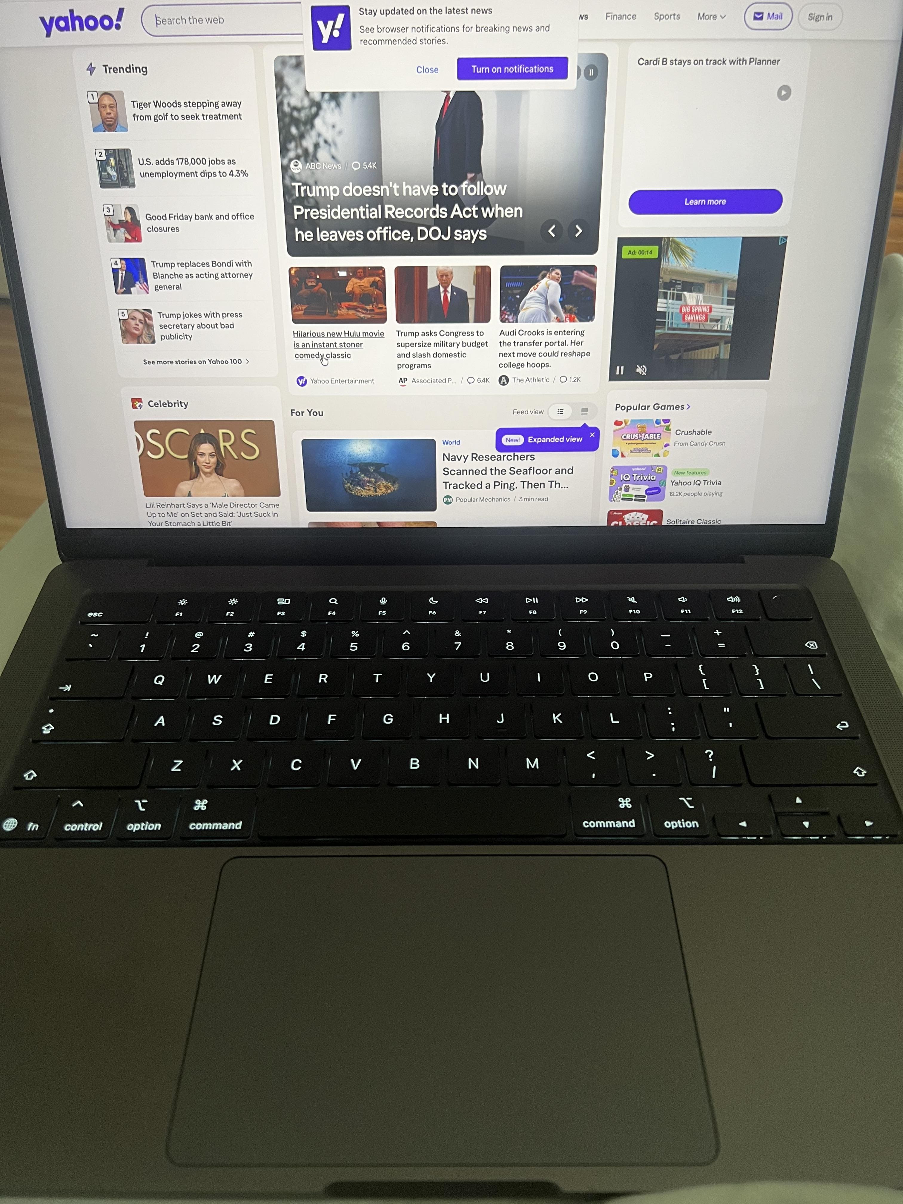 14 inch MacBook Pro Apple M5 Pro chip with 15 core CPU and 16 core