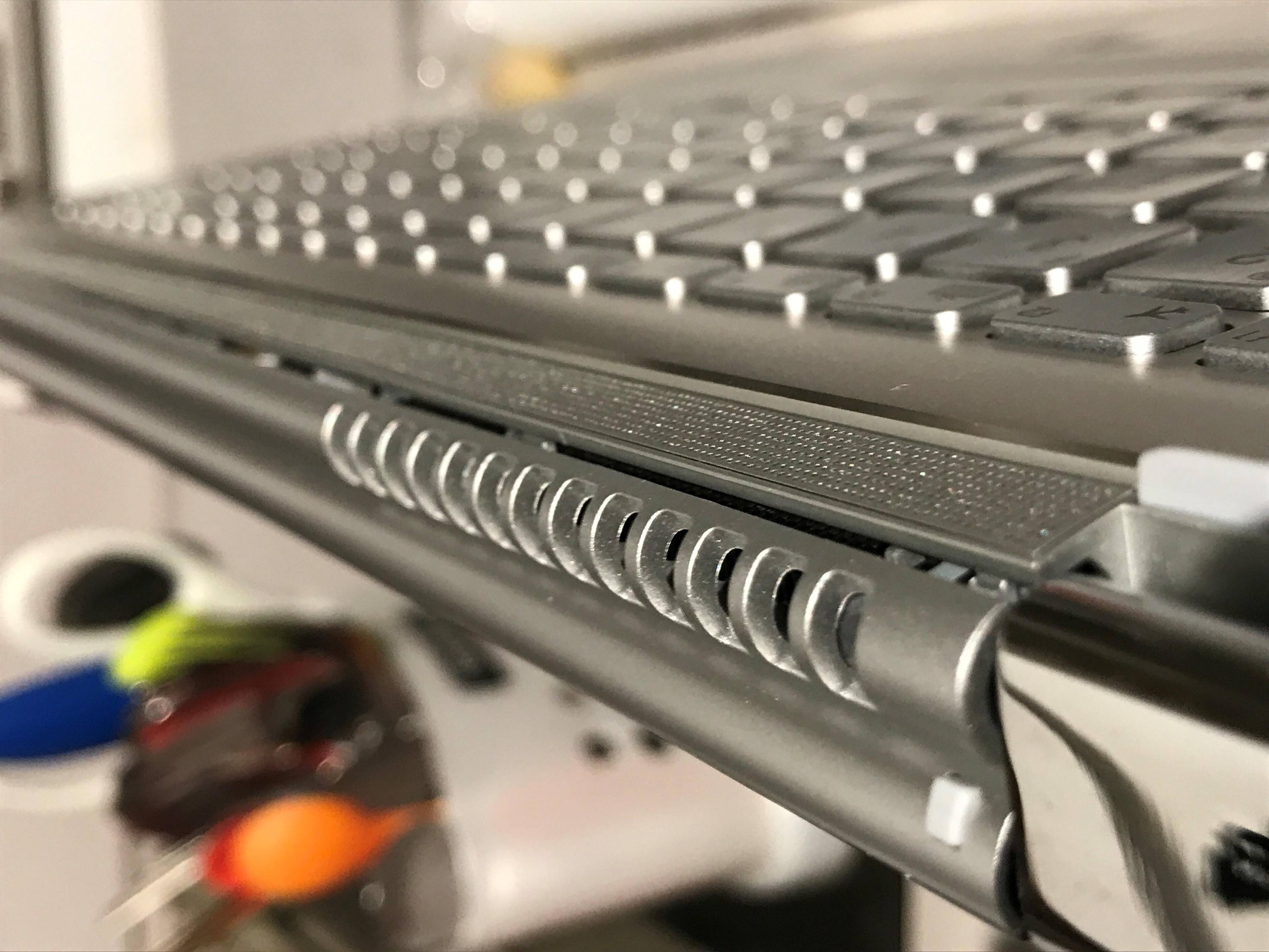 top casing where the keyboard is was loose, click to load a larger version