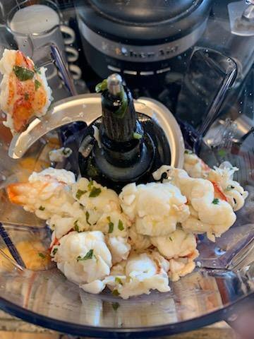 Lobster chuncks, click to load a larger version