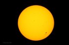 Sun with sunspots, click to load a larger version
