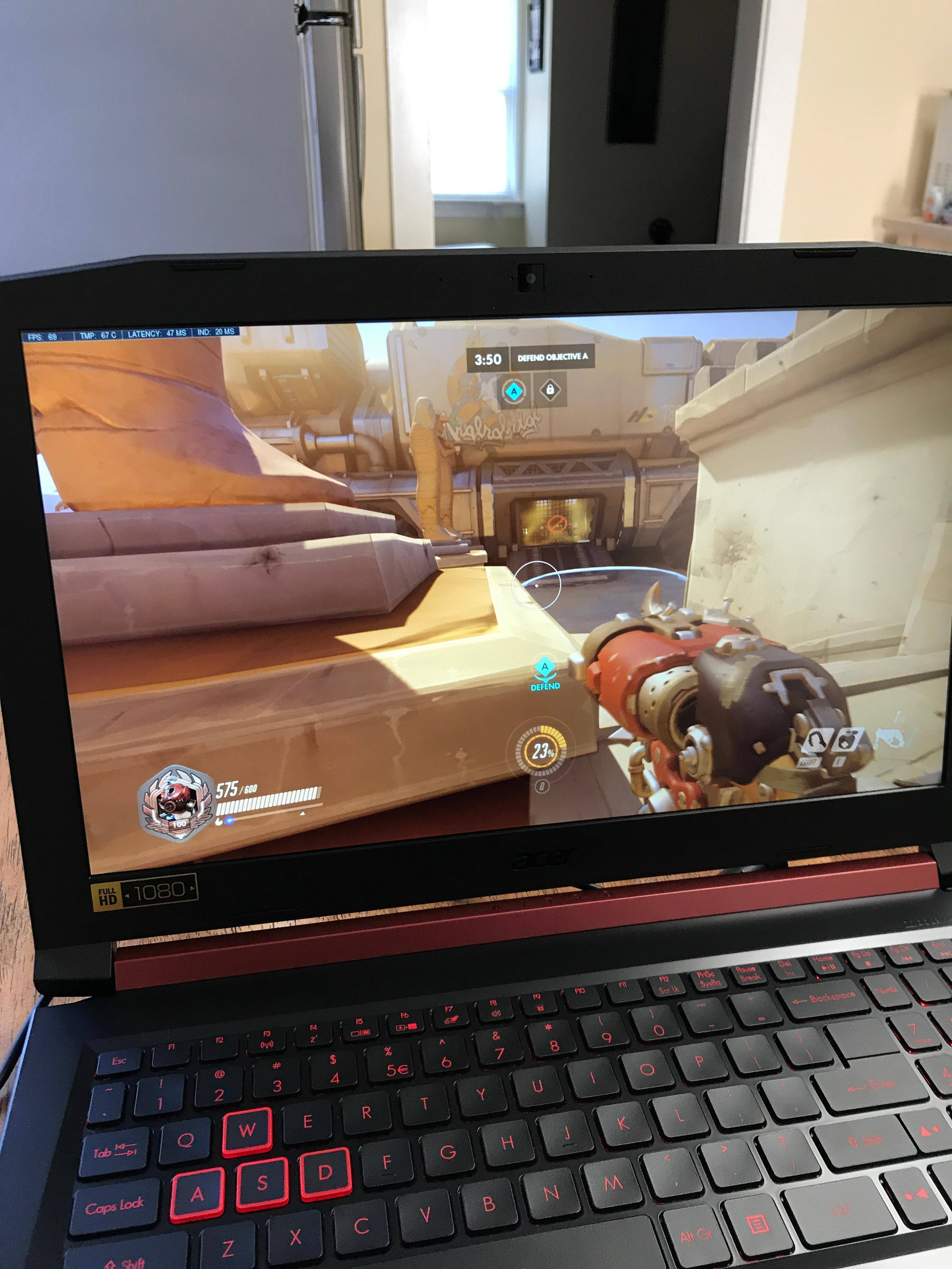 Overwatch at 60FPS, click to load a larger version
