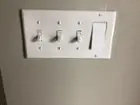 Our special light switch plate, click to load a larger version