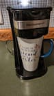 ELITE GOURMET MAX MATIC SINGLE CUP COFFEE MAKER plus mug EHC111A