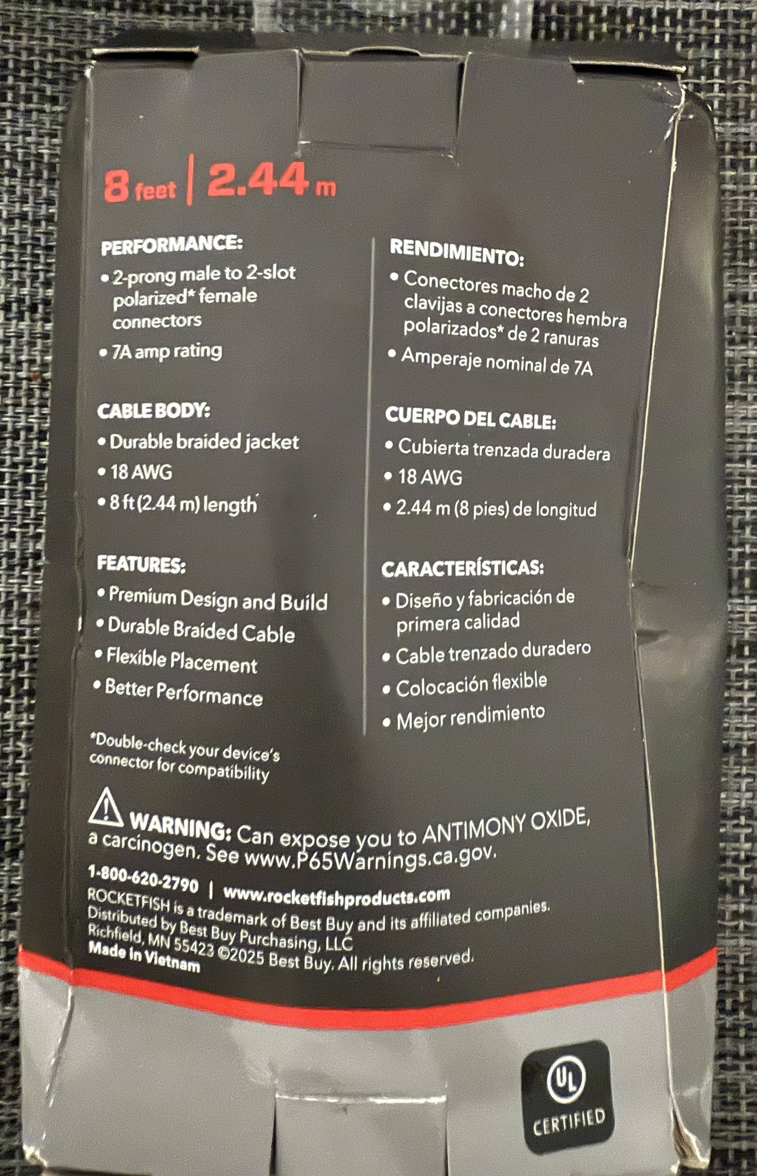 The box arrived a bit squished; product still performs perfectly, click to load a larger version