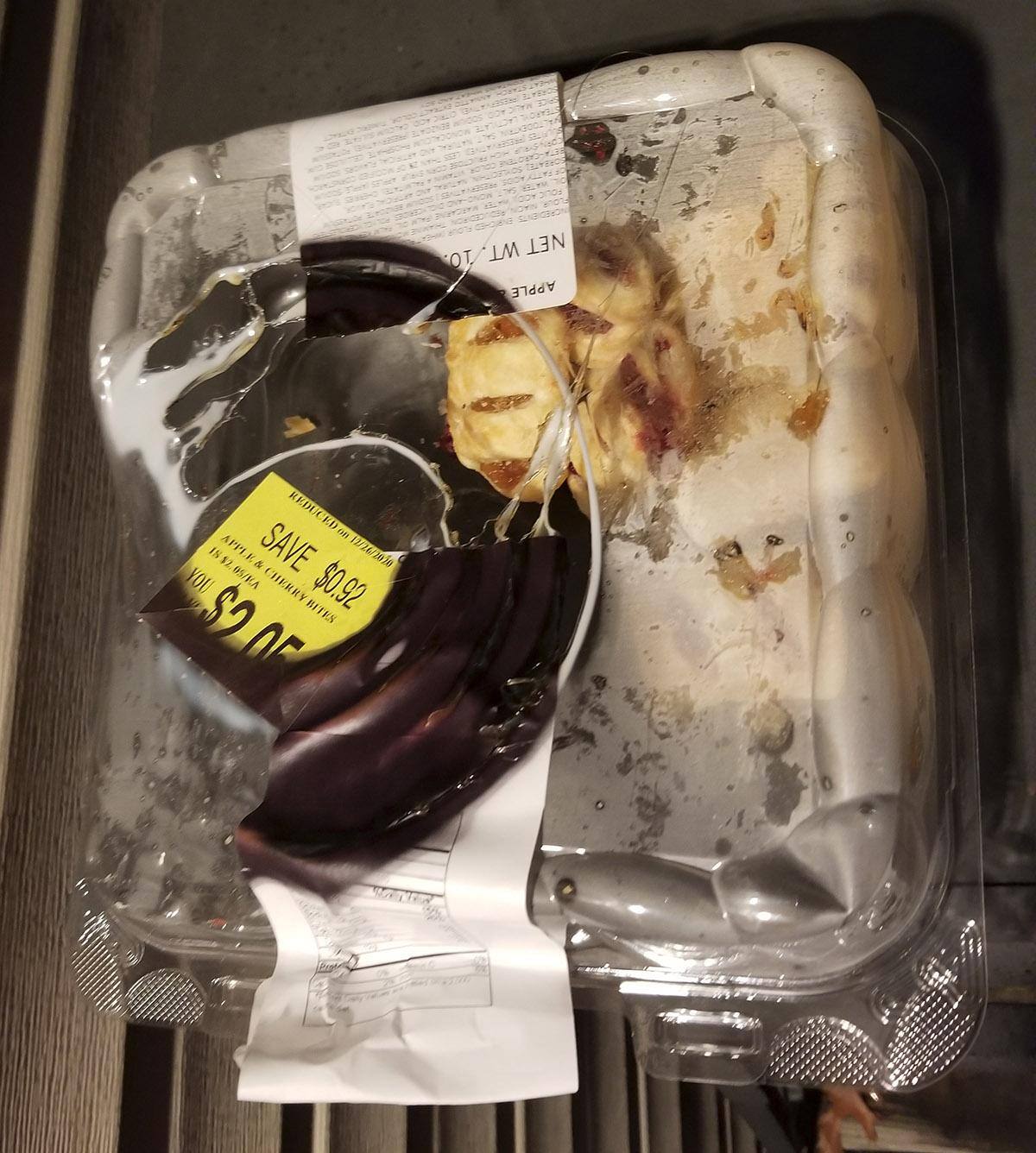 Melted lid, click to load a larger version