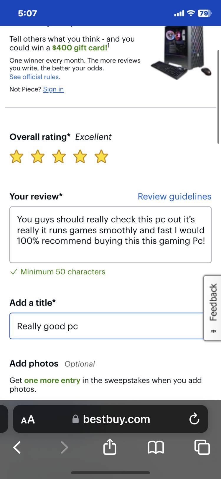 Customer provided, click to load a larger version