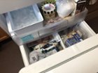 The ice is super easy to get to, and you don't loose a ton of space like you do with a door dispenser., click to load a larger version