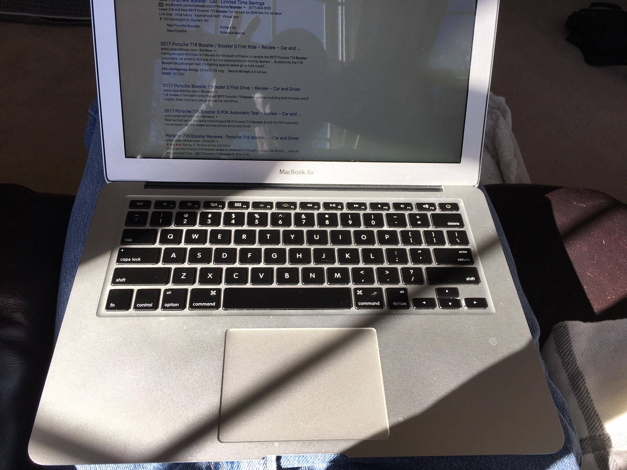 MacBook Air, click to load a larger version