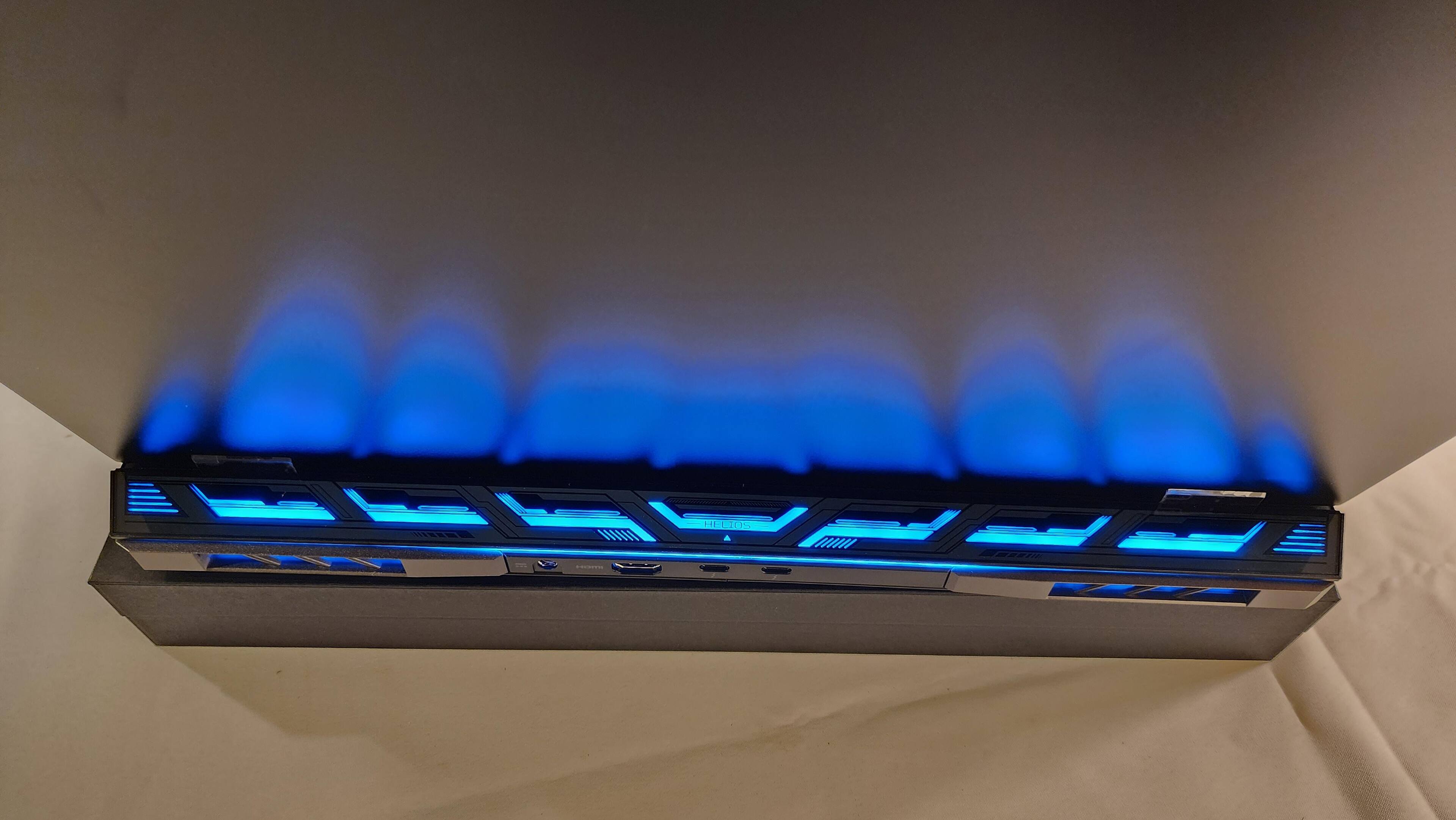 The back is lighted and it looks great, click to load a larger version