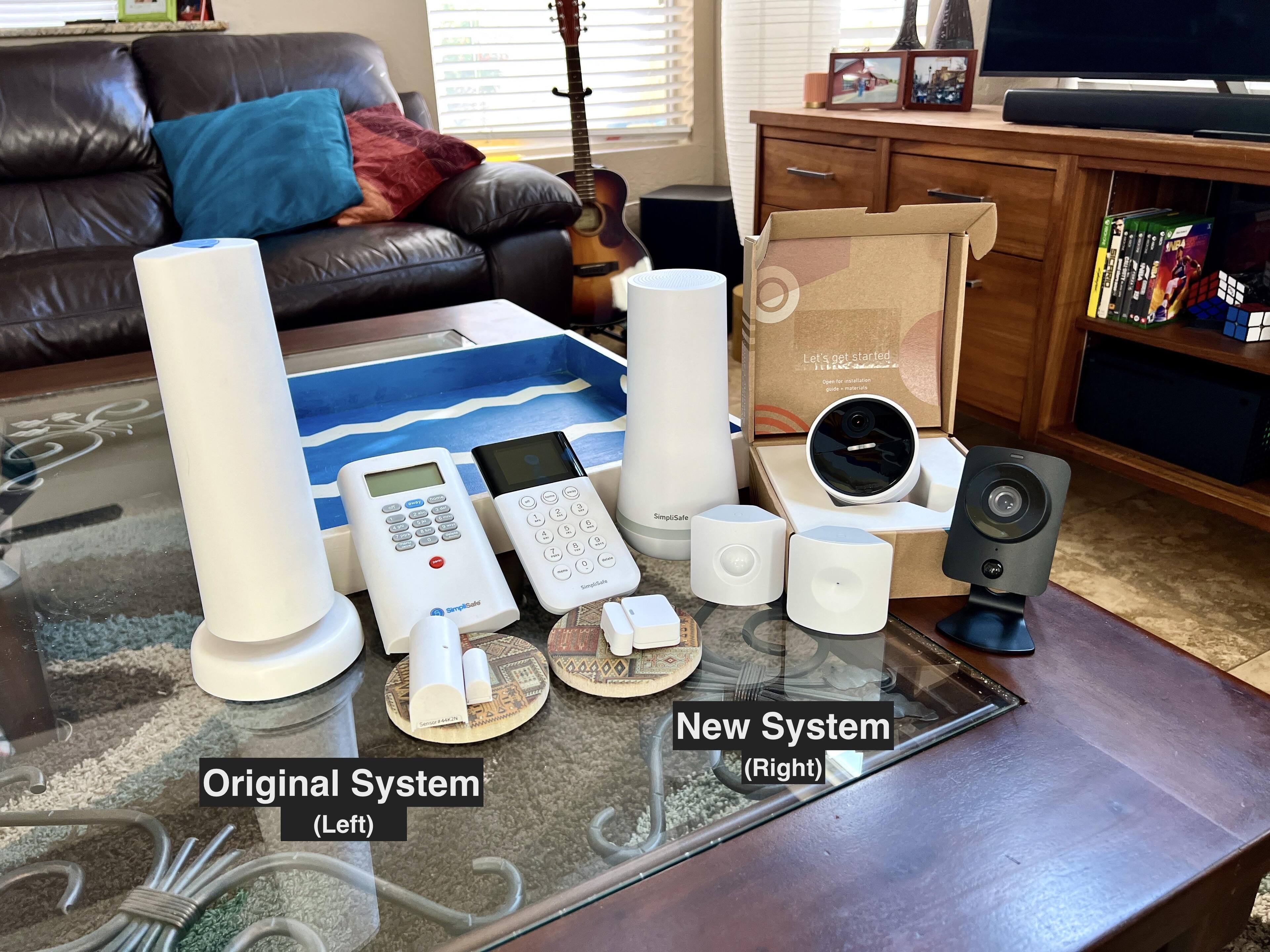 Old System vs New System, click to load a larger version