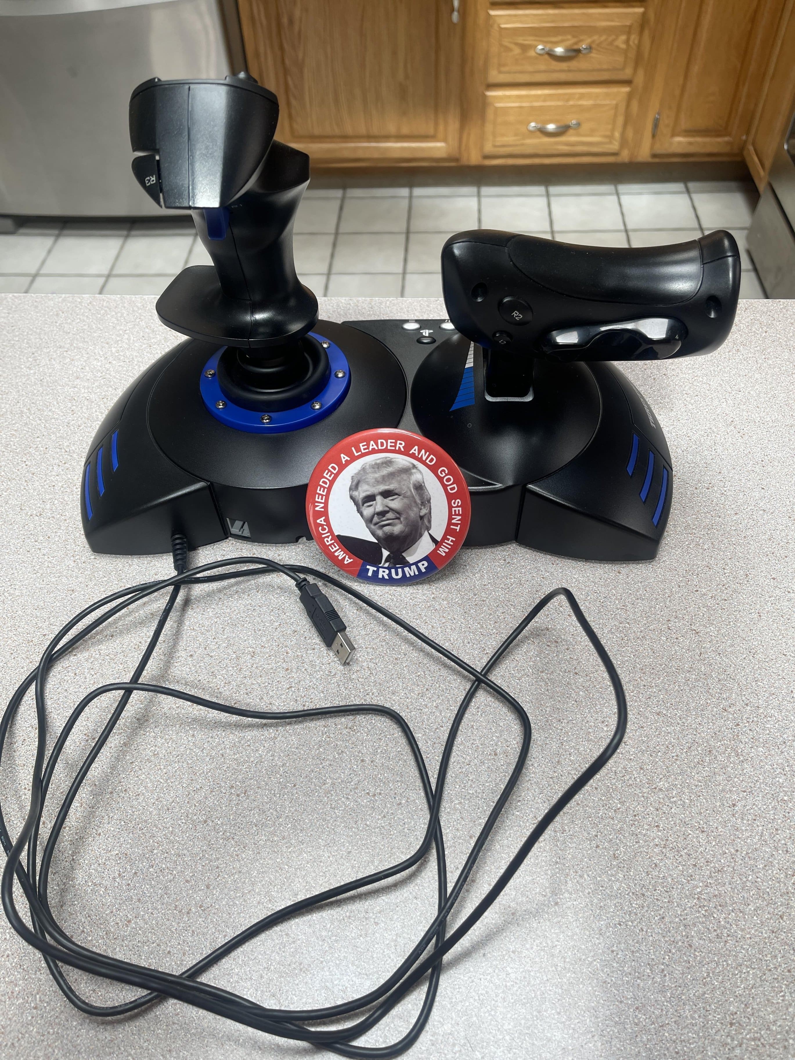 Thrustmaster T.Flight Hotas 4 Joystick Black 4169083 - Best Buy