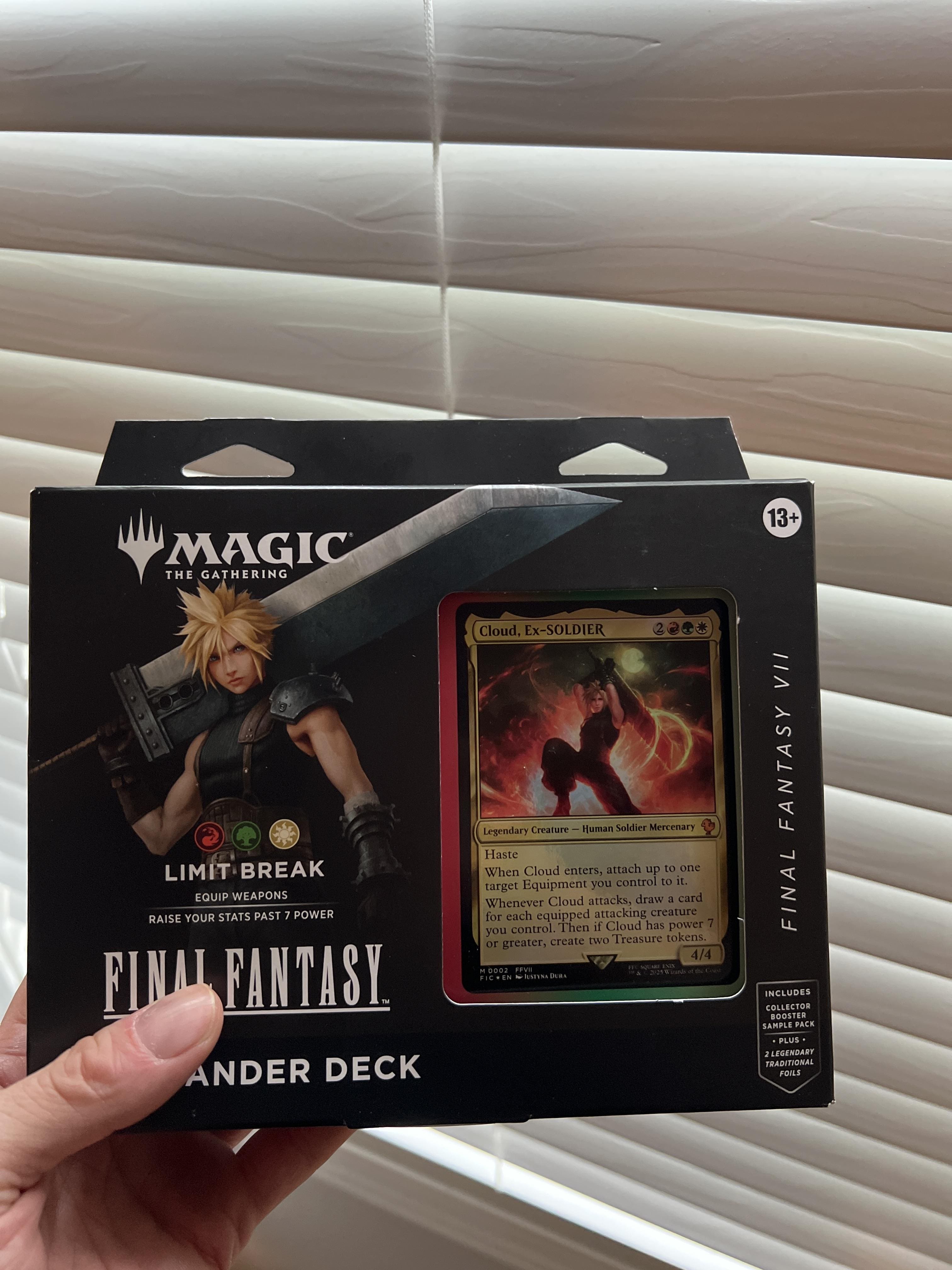 Wizards of The Coast Magic: The Gathering Final Fantasy VII Commander Deck Limit  Break D38590000 - Best Buy