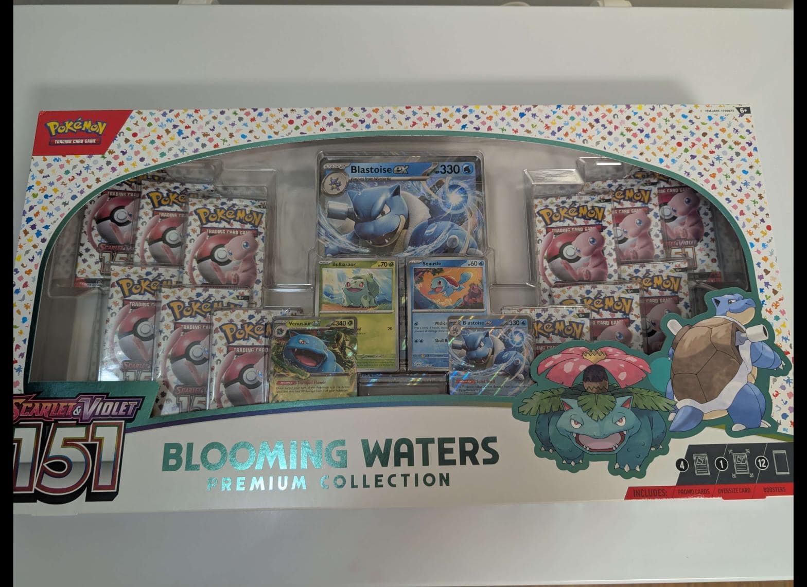 best buy pokemon cards blooming waters Amazon.com: Pokemon TCG: Blooming Waters 151 Premium Collection main image 0