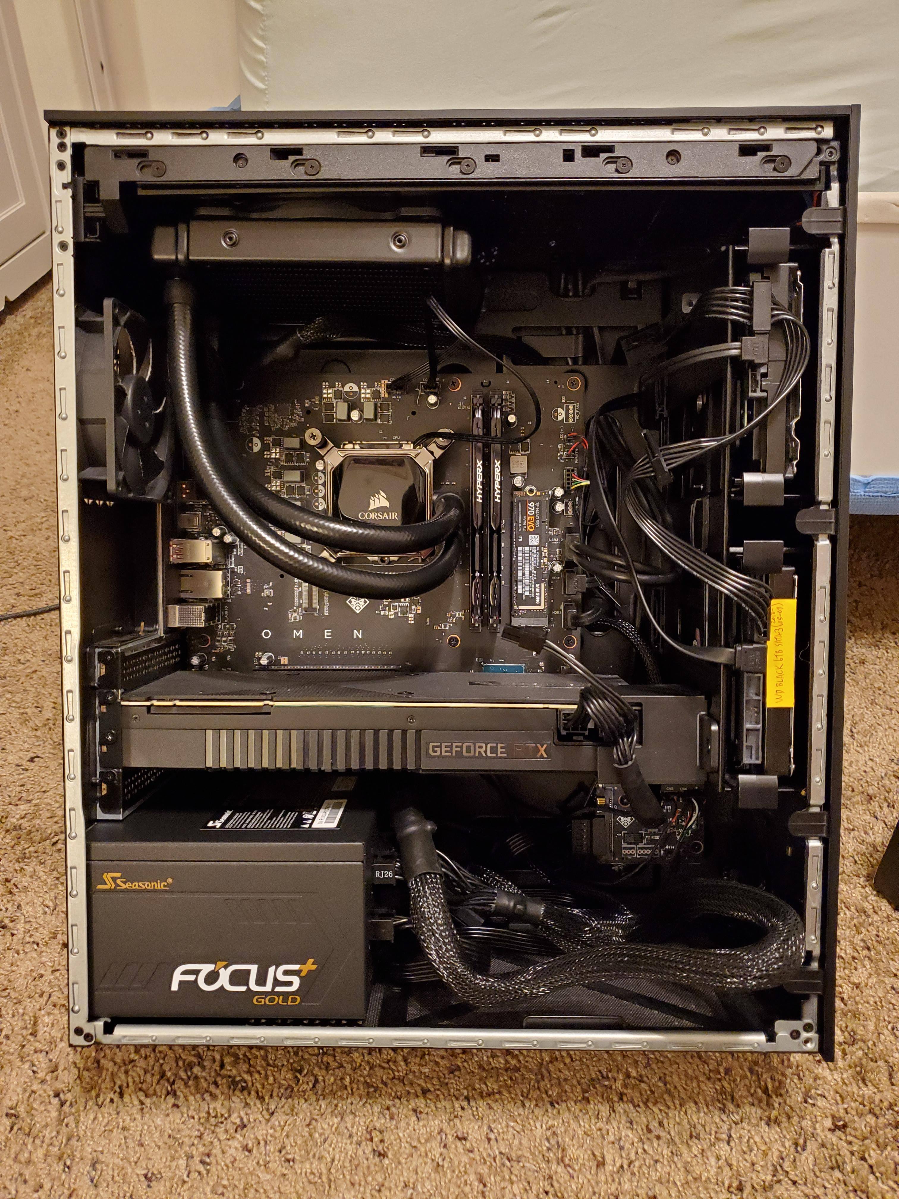 It fit inside my compact HP Omen 875-024 gaming desktop easily., click to load a larger version