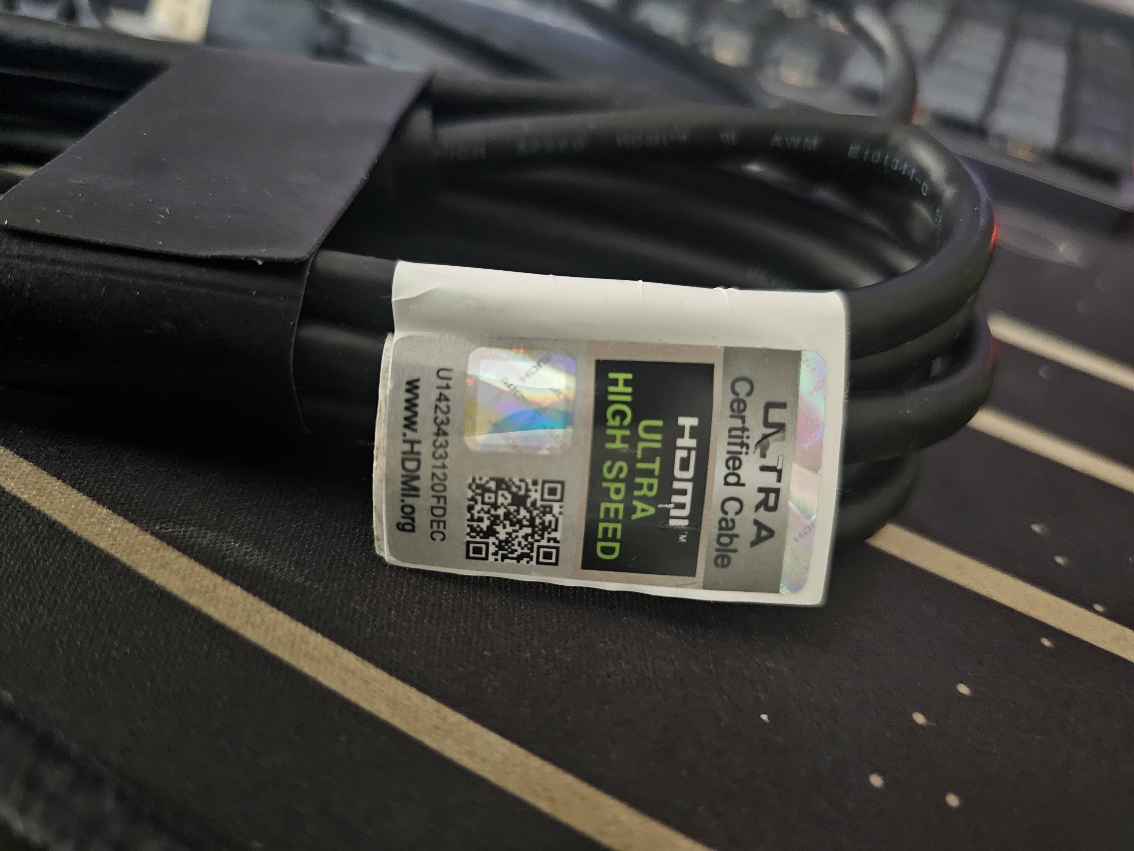 Certified High Speed HDMI Cable included, click to load a larger version