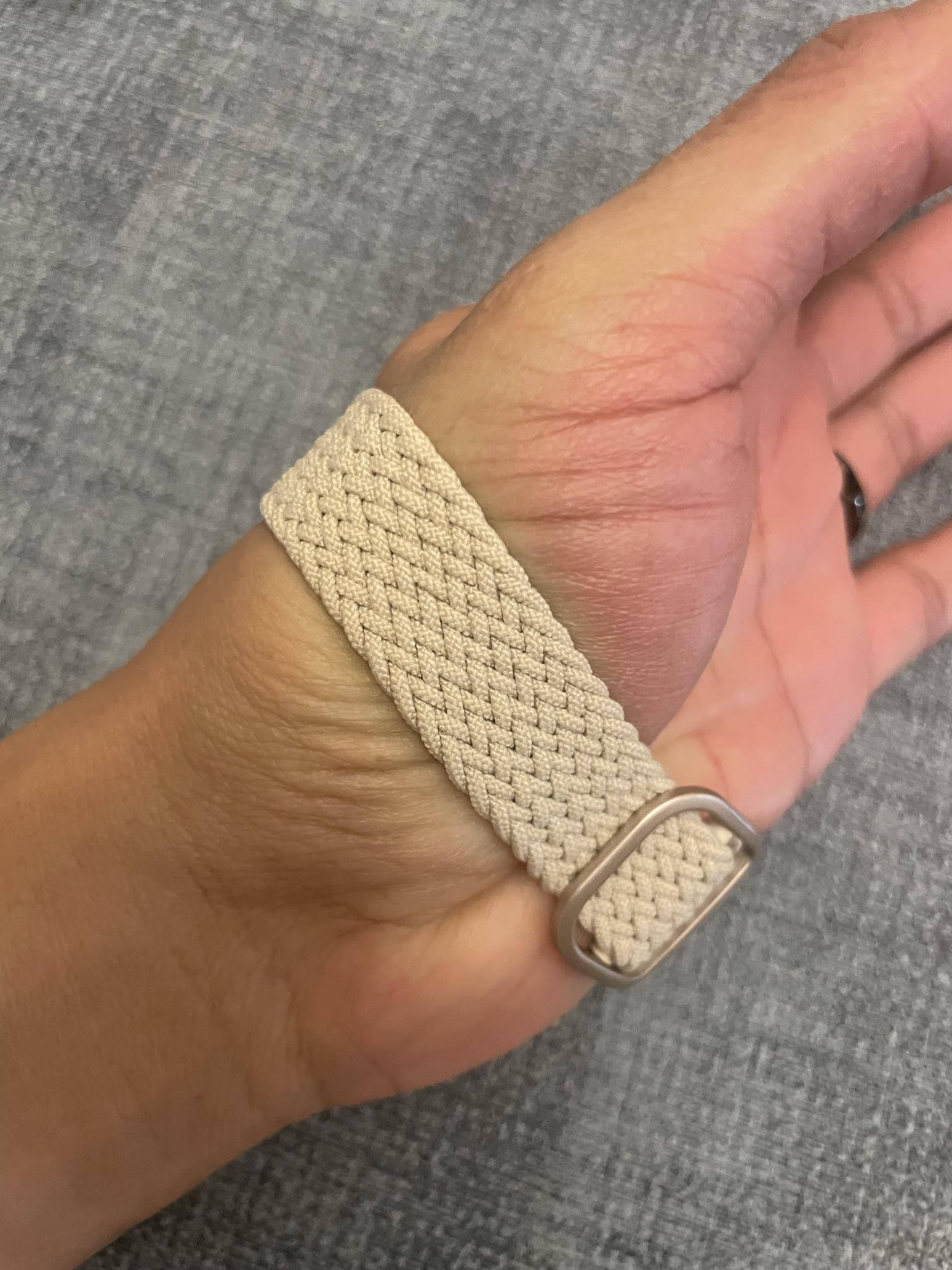 Can easily slide up the wrist, click to load a larger version