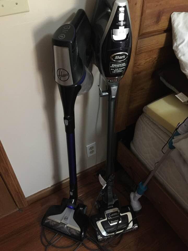 Hoover Fusion and Shark Deluxe Pro, the two vacuums pet owners need!, click to load a larger version