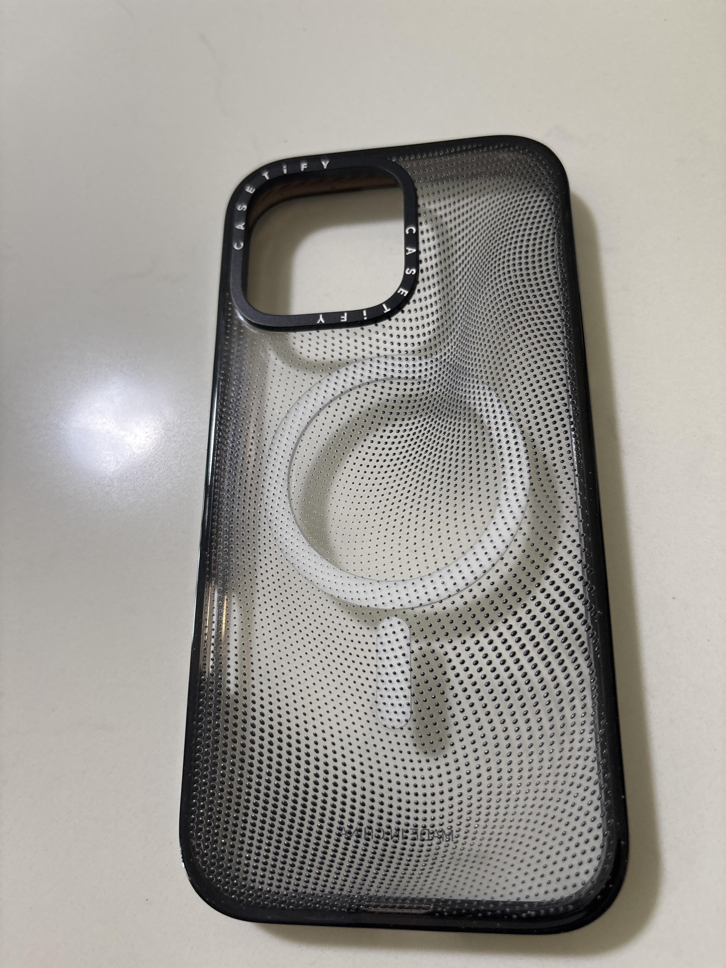 cacetify iPhone16promax グリッターブラック　ケース CASETiFY Impact Case with MagSafe for Apple iPhone 16 Pro Max