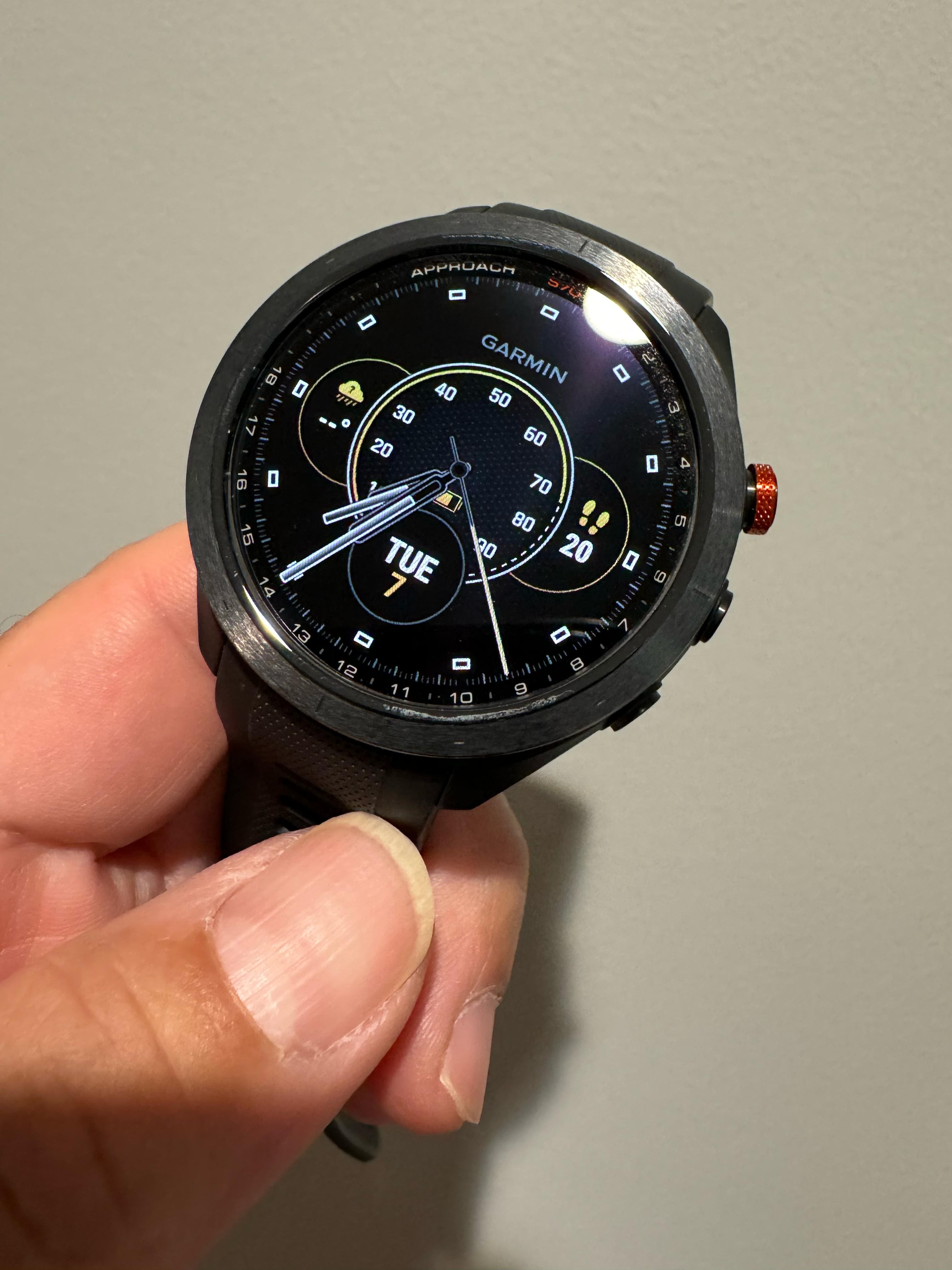 Garmin Approach S70 GPS Smartwatch 47mm Ceramic Black Ceramic