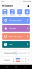 Main screen of the Lexie app, click to load a larger version
