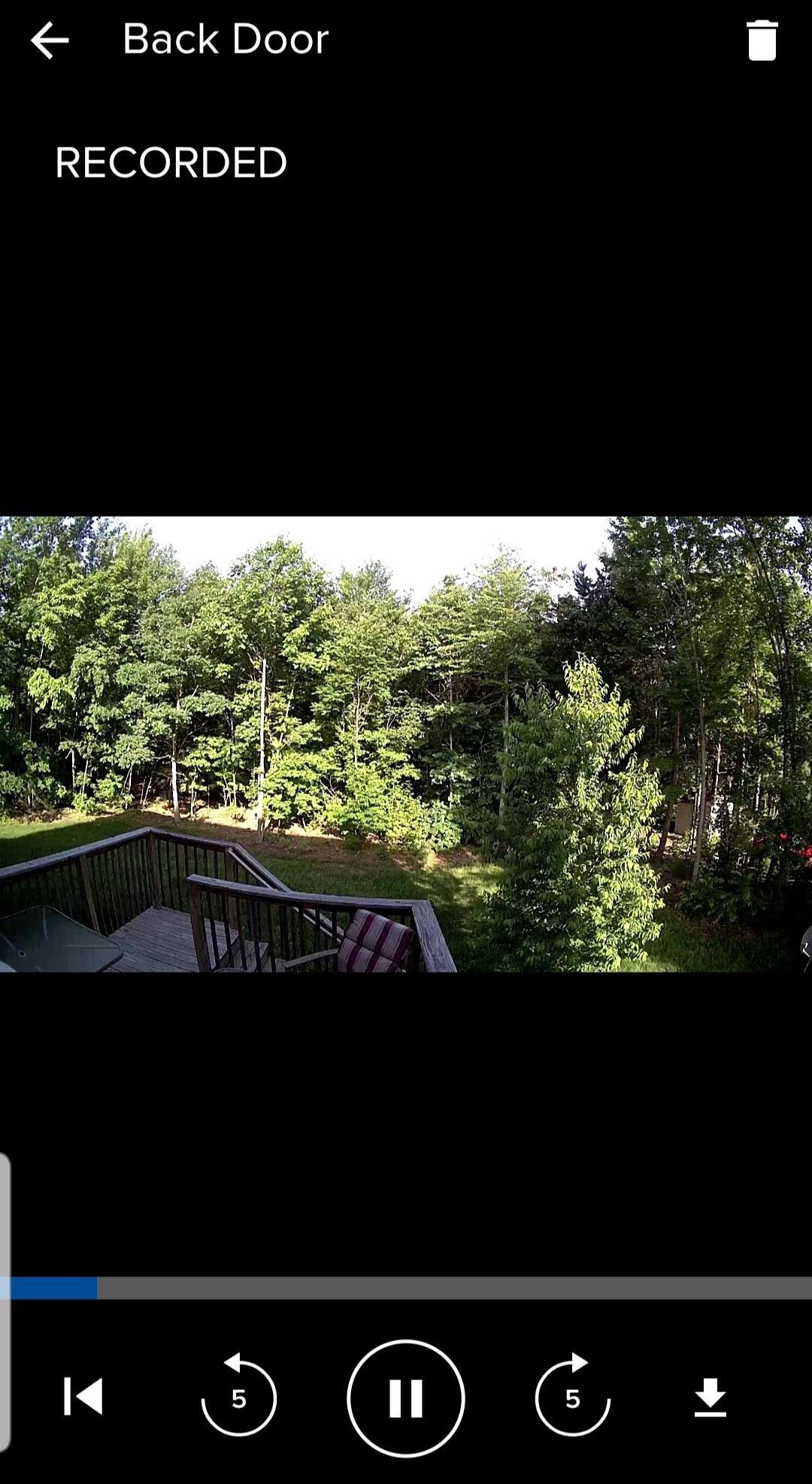 View of Yard from App, click to load a larger version