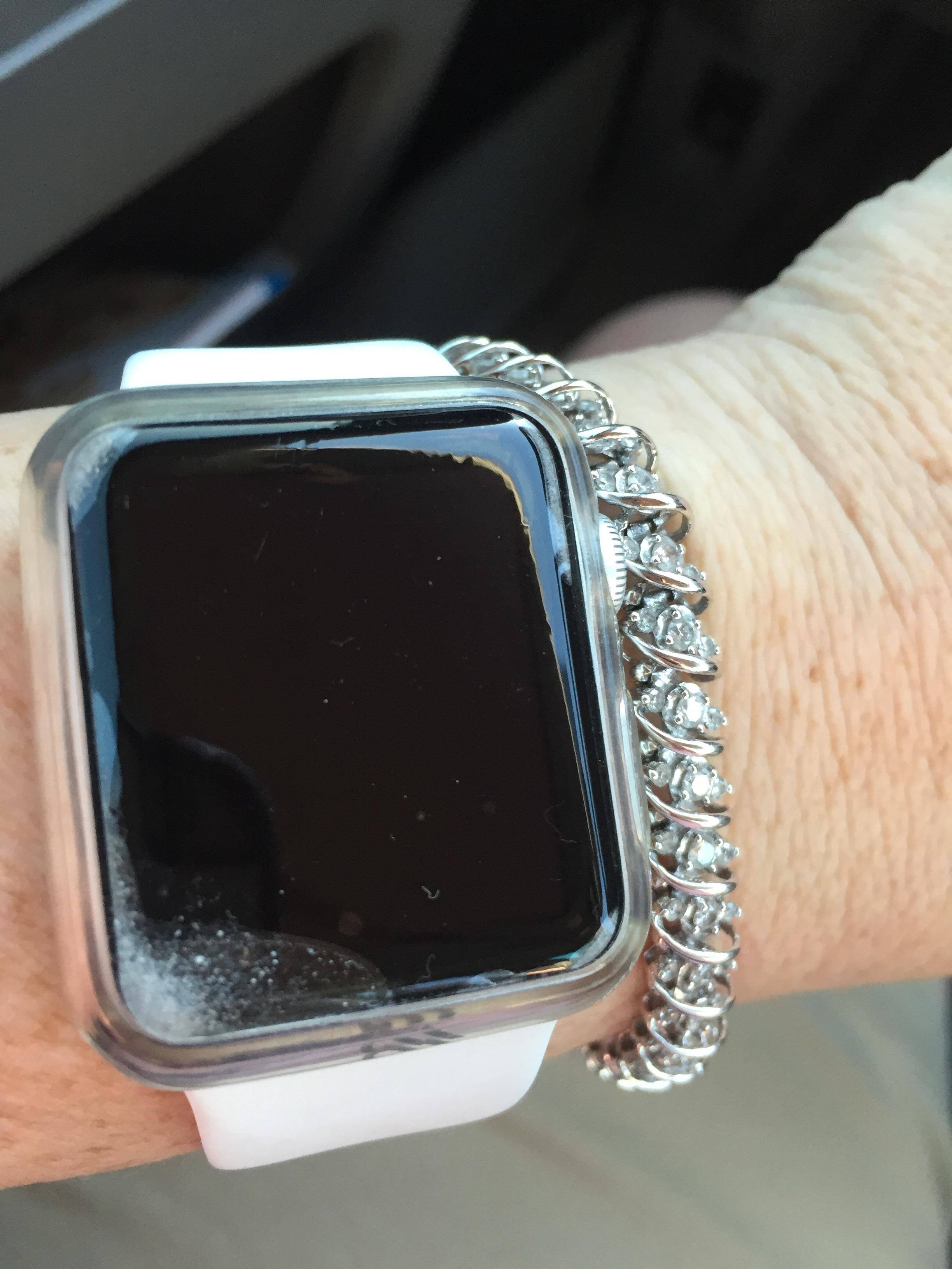 Peeling up in lower left corner., click to load a larger version