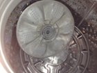 Broken agitator in drum, click to load a larger version