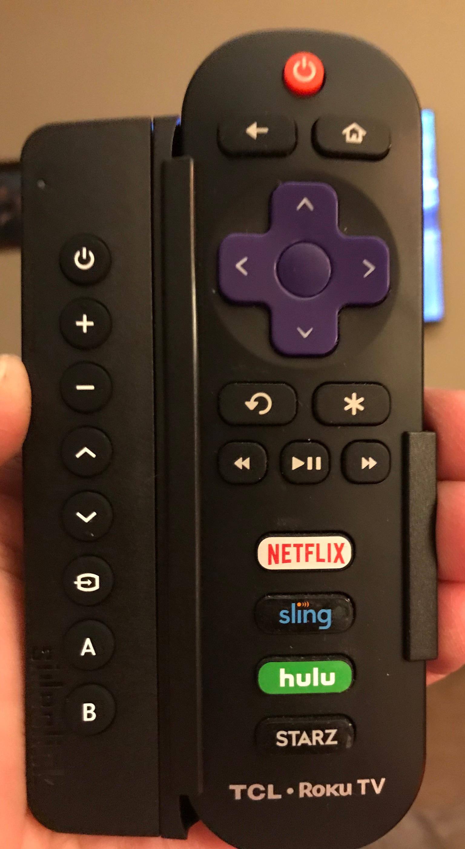 TCL Roku TV Remote, click to load a larger version