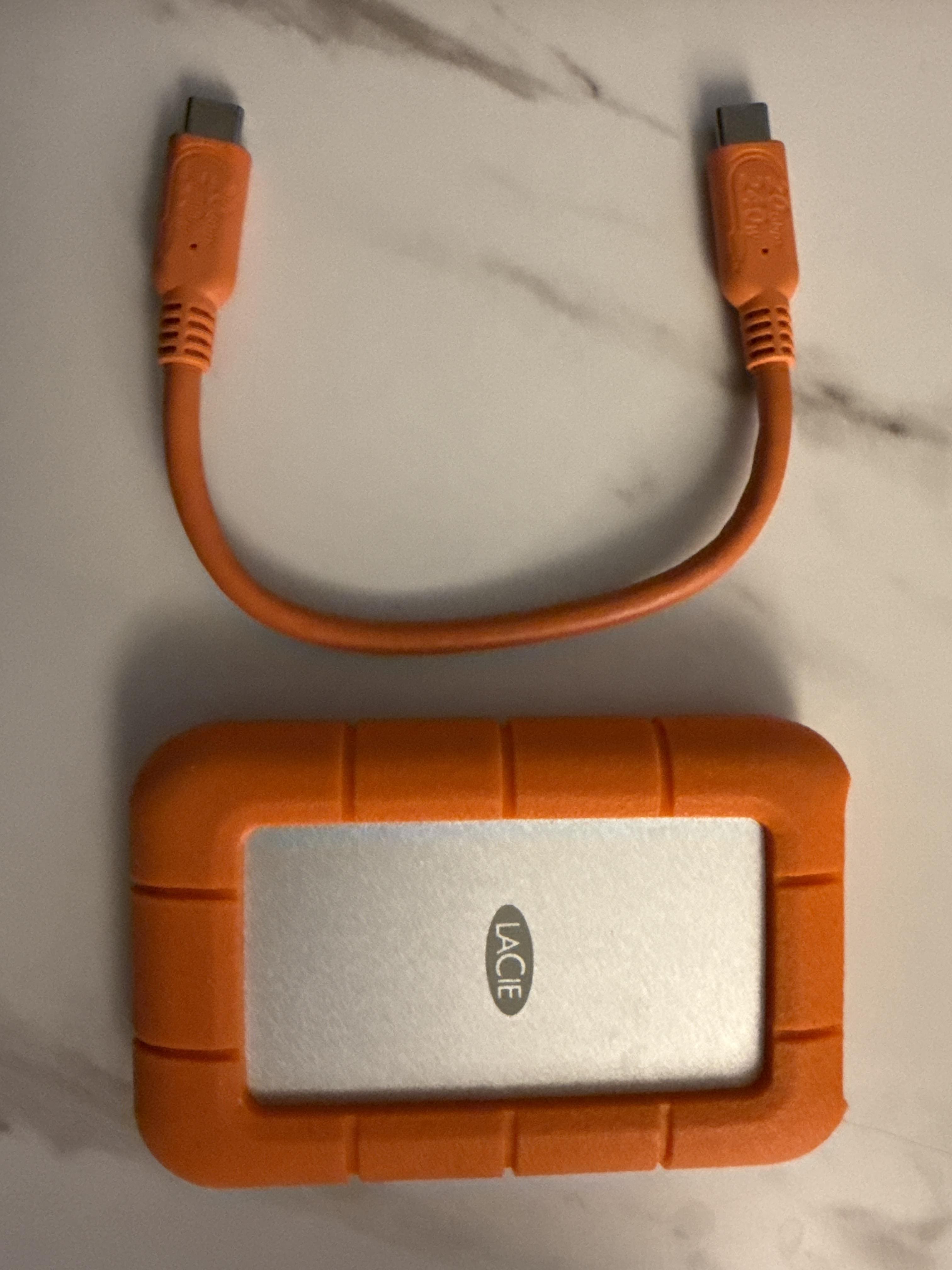 LaCie Rugged Mini SSD 1TB Solid State Drive USB 3.2 Gen 2x2