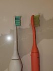 Side by side brush head comparison., click to load a larger version