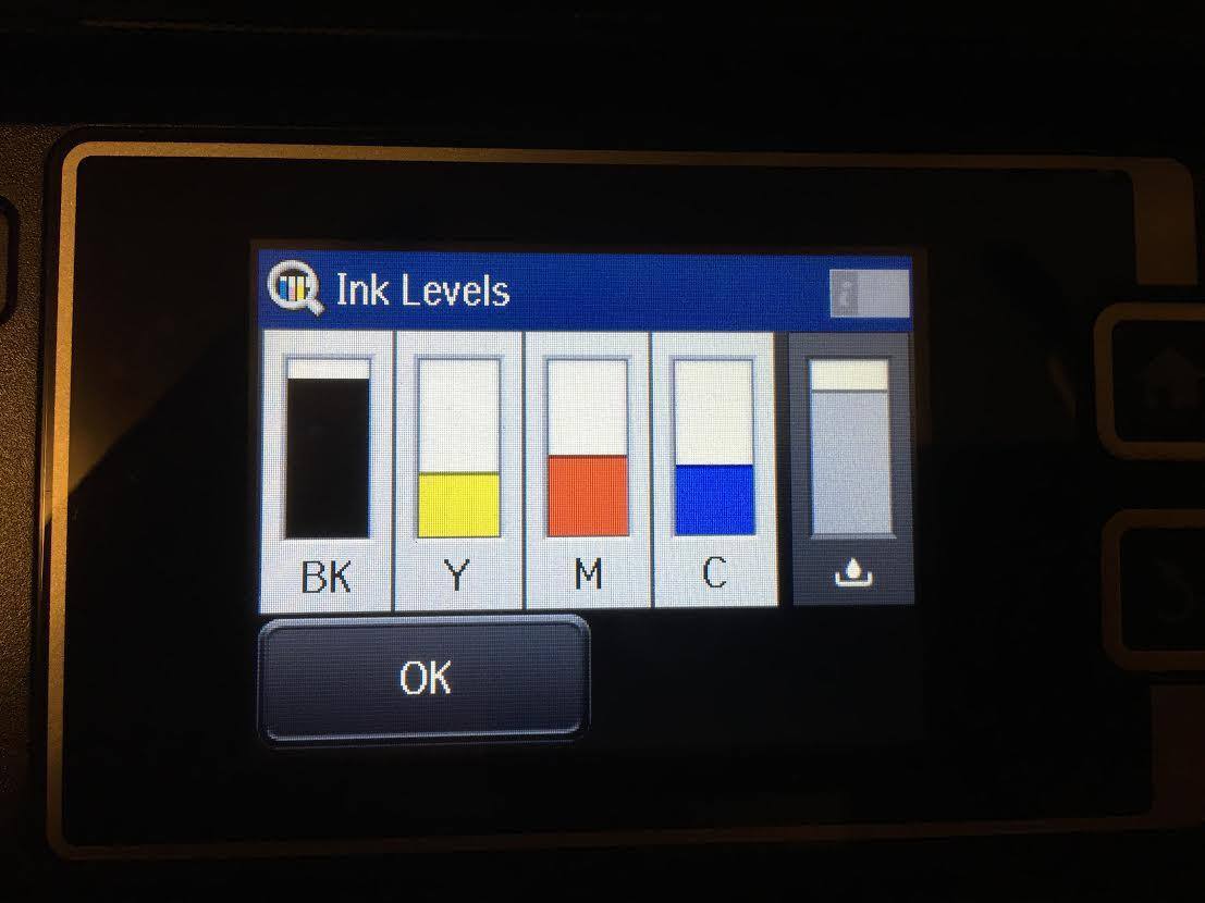 Ink Levels, click to load a larger version