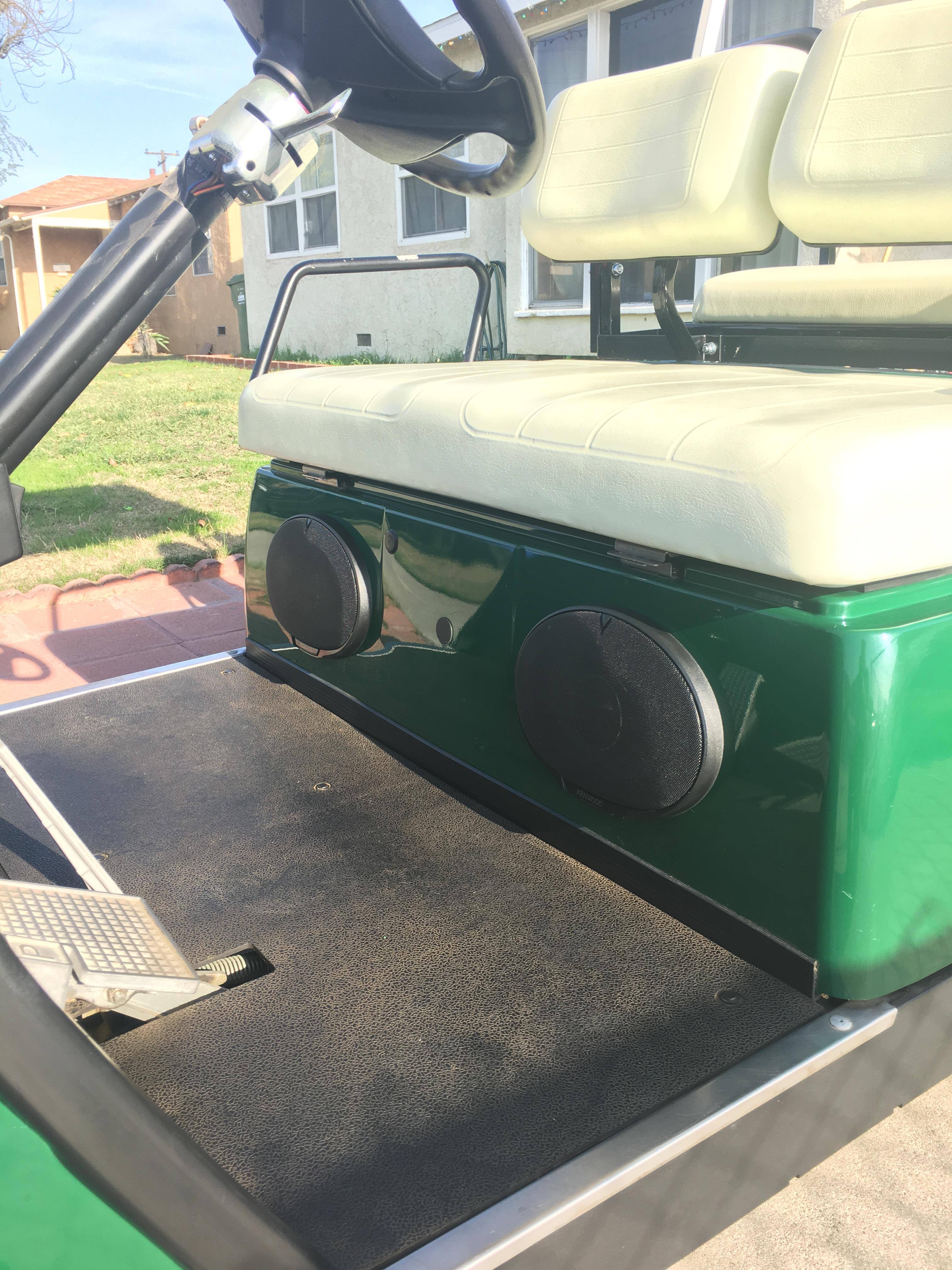 Speakers under seat, click to load a larger version