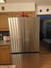 Bespoke 3-Door French Door Refrigerator (30 cu. ft.) with Beverage Center™  in Morning Blue Glass Refrigerators - BNDL-1650312326422