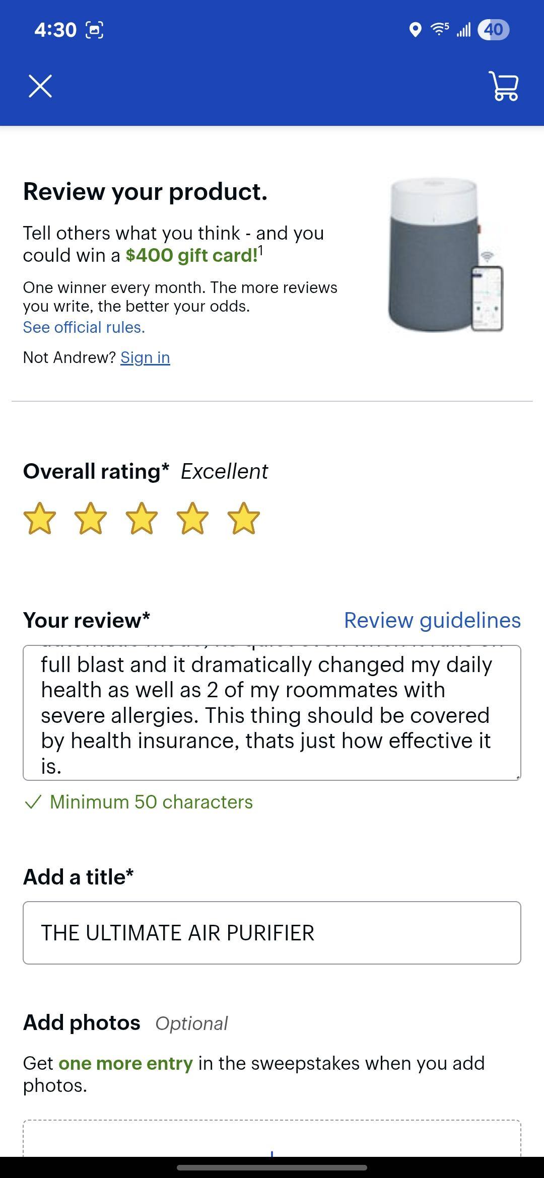 Customer provided, click to load a larger version