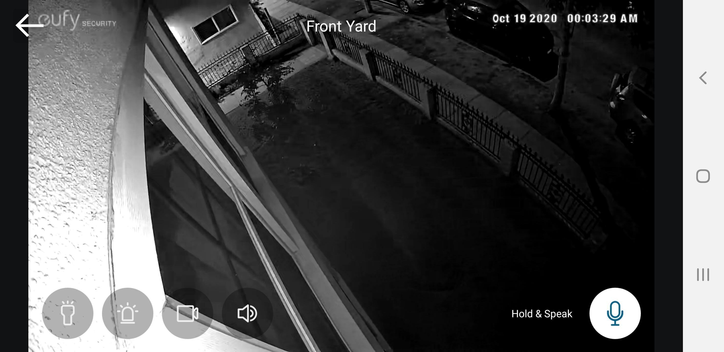 Nightvision, Need to move the camera angle to get better performance., click to load a larger version