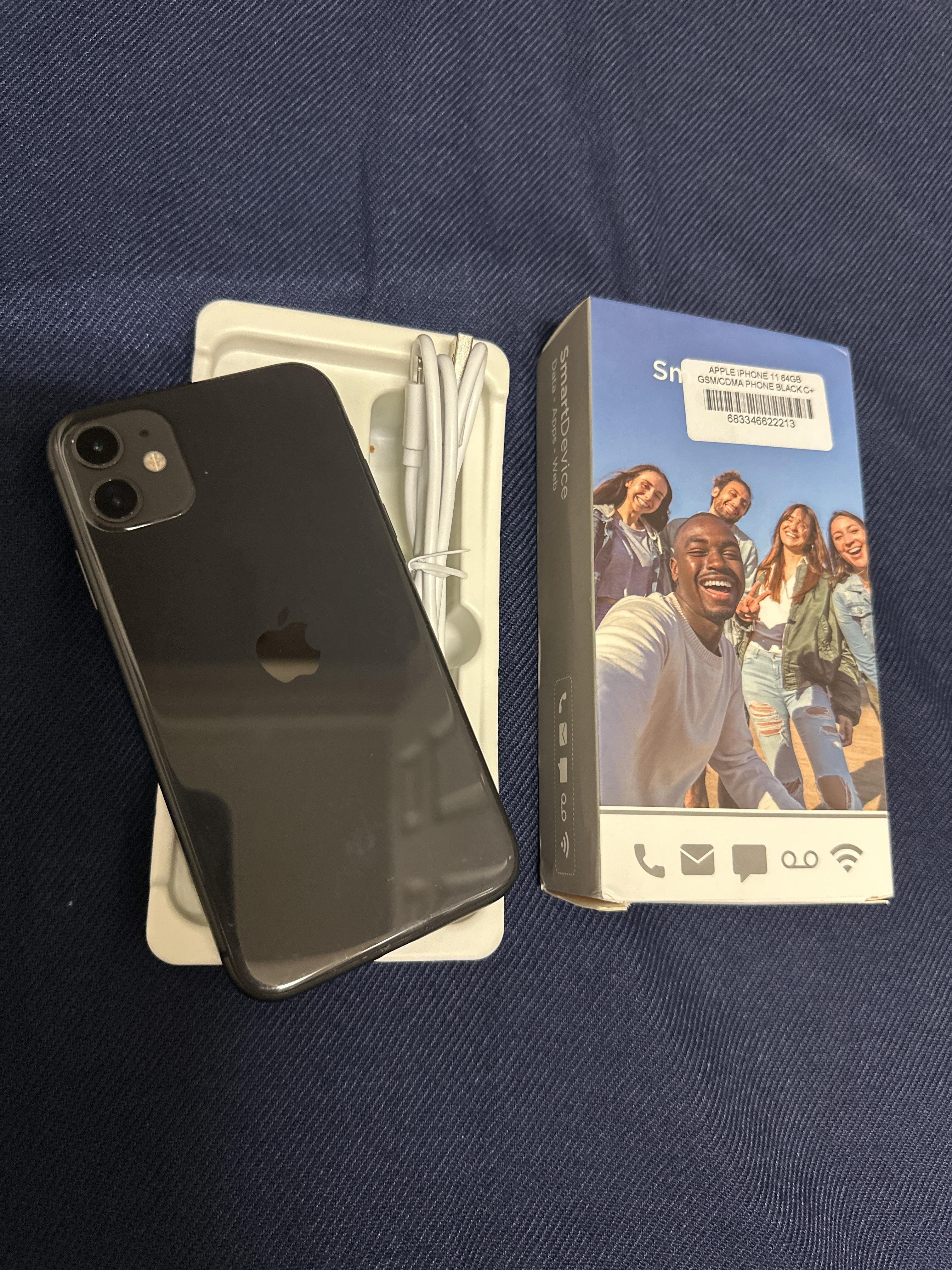 Apple Pre Owned Fair iPhone 11 64GB (Unlocked) Black A2111 - Best Buy