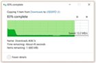 Note - Fast initial speed = Wndows file caching., click to load a larger version