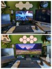 The setup before and after, click to load a larger version