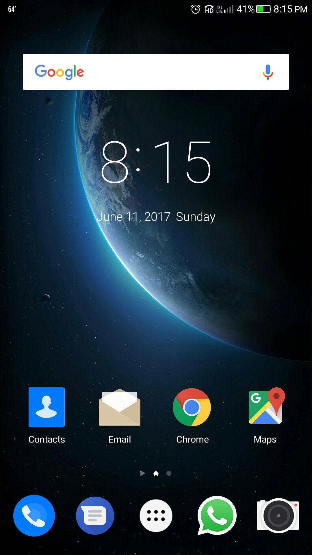 Home Screen with Updates, click to load a larger version