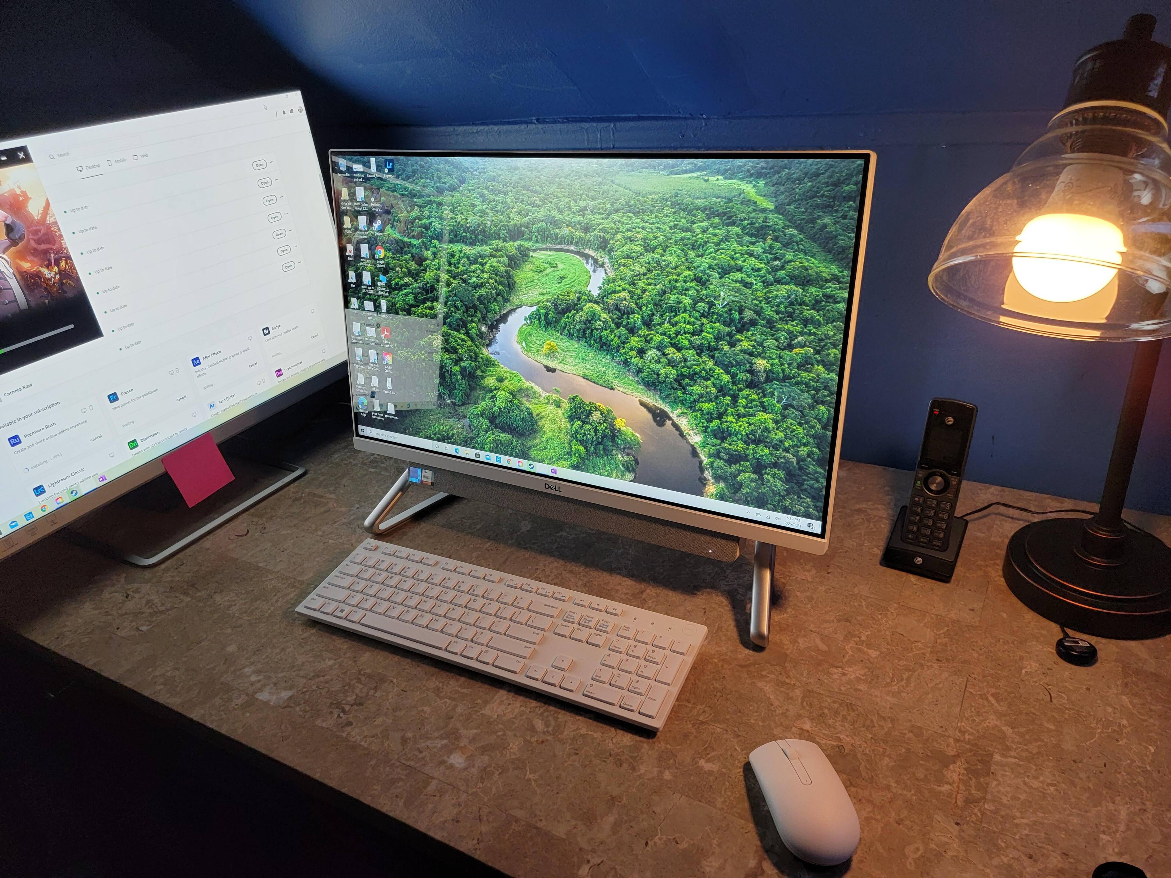 The DELL All In One as seen on my desktop., click to load a larger version