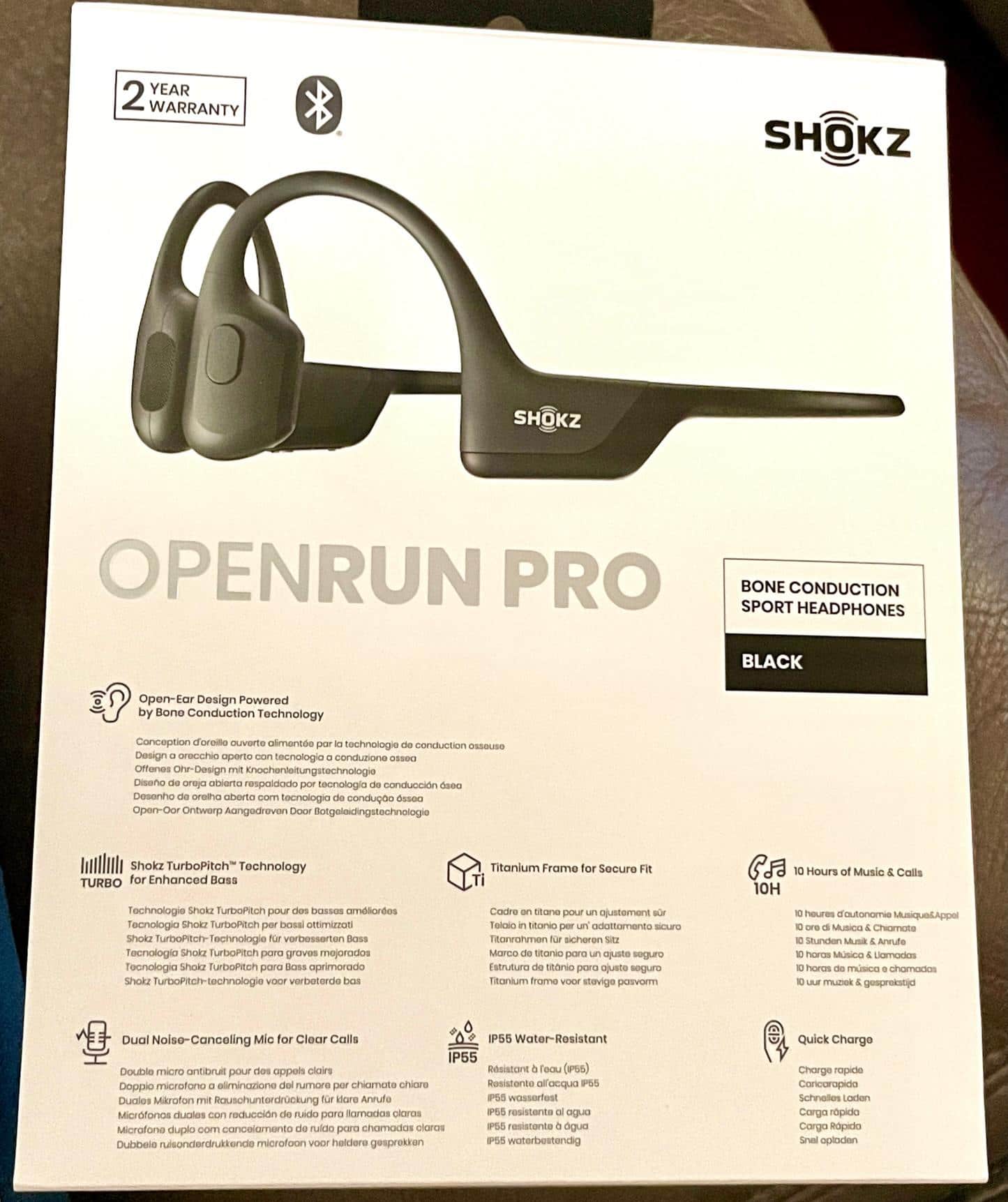 Shokz OpenRun Pro Premium Bone Conduction Open Ear Sport