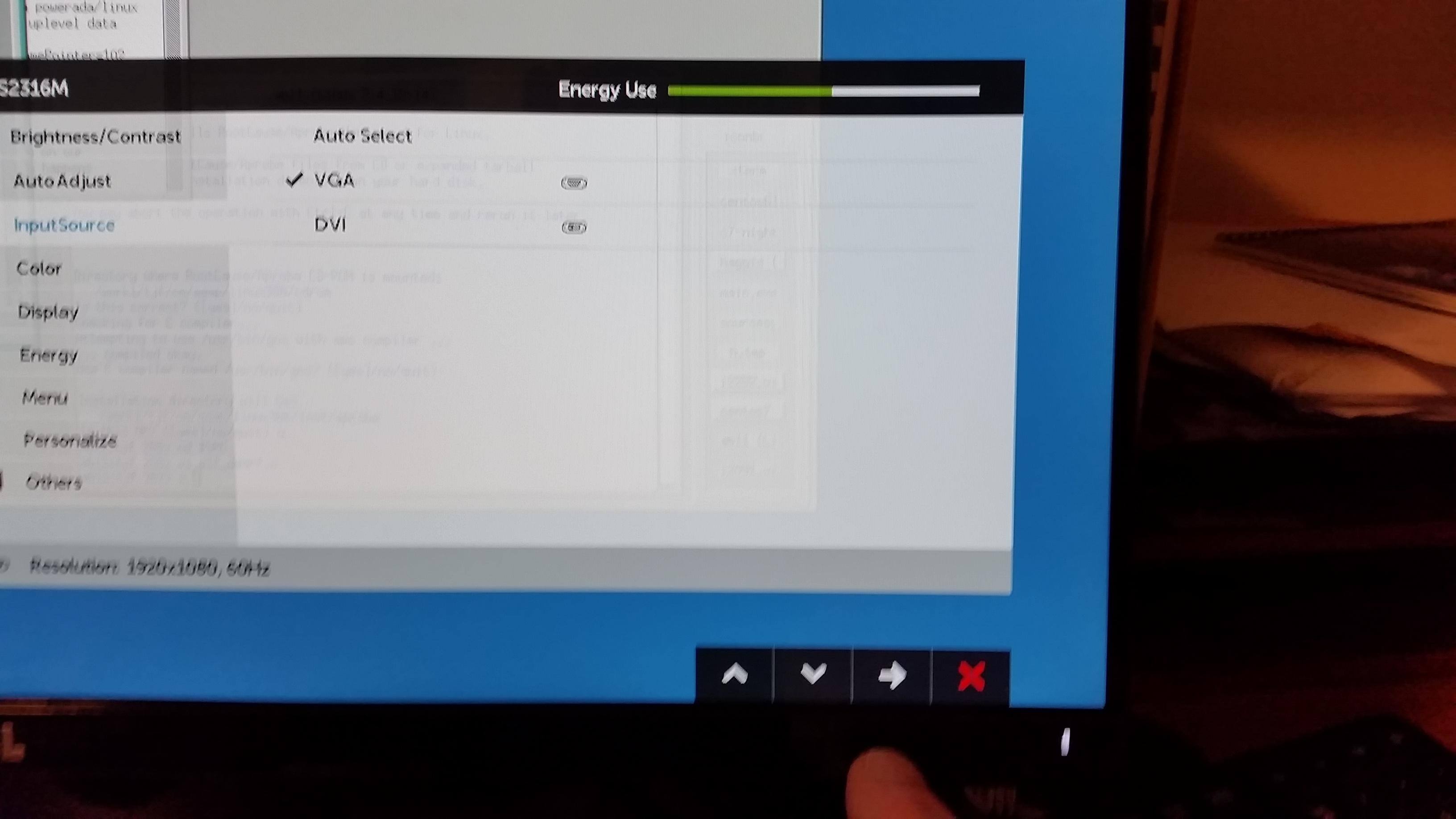 On-screen controls, click to load a larger version