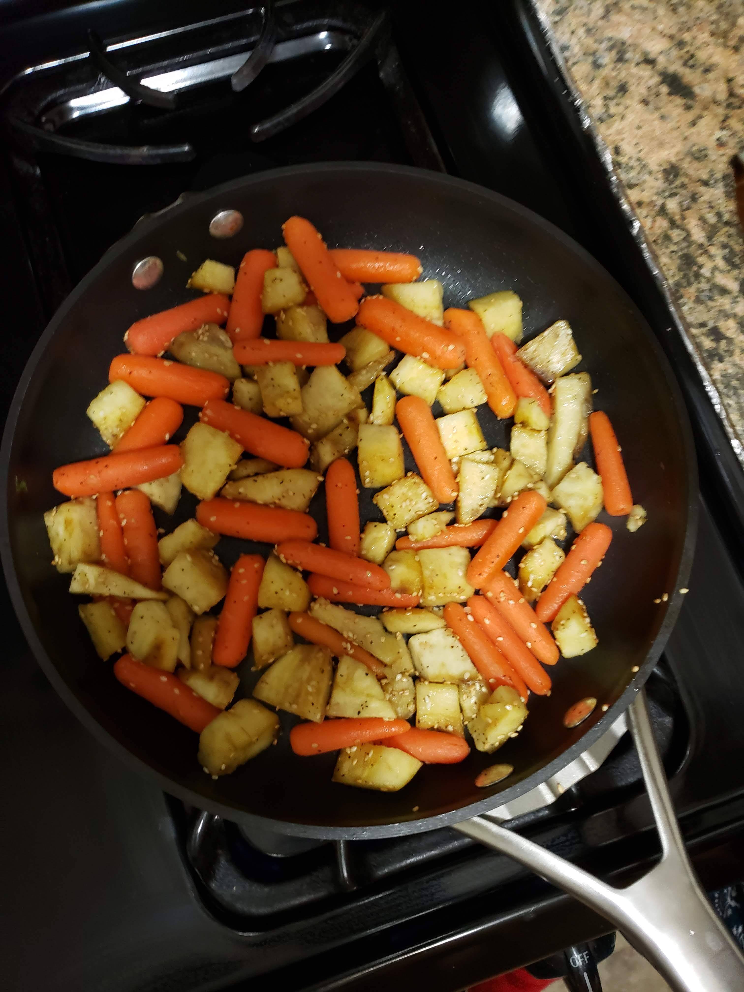 Glazed Carrot and Sweet Potato, click to load a larger version