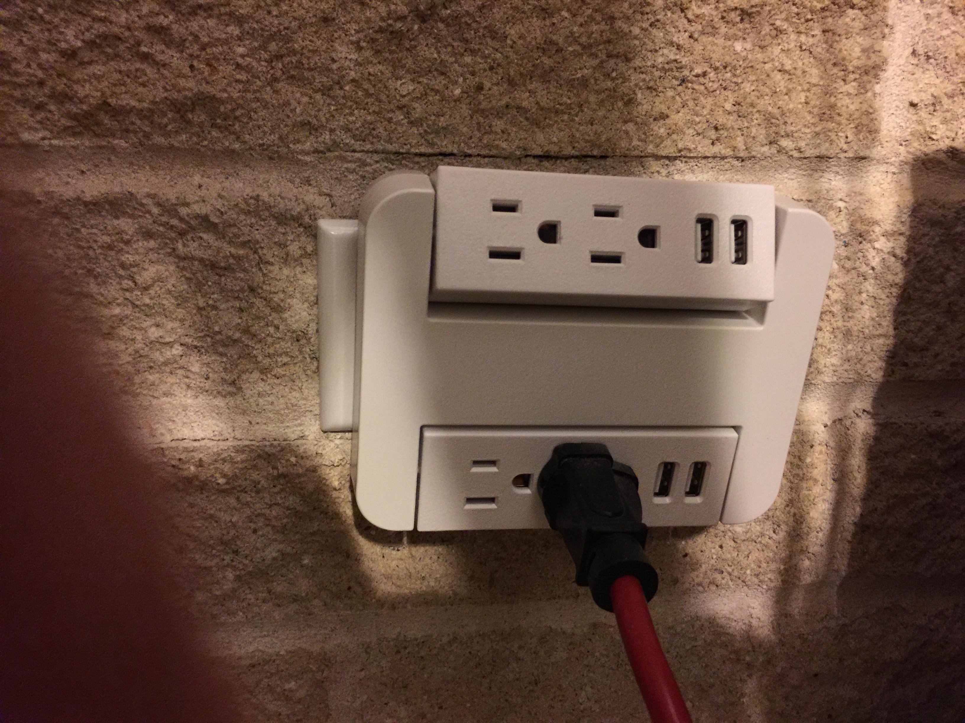 Insigna wall outlet off center, click to load a larger version